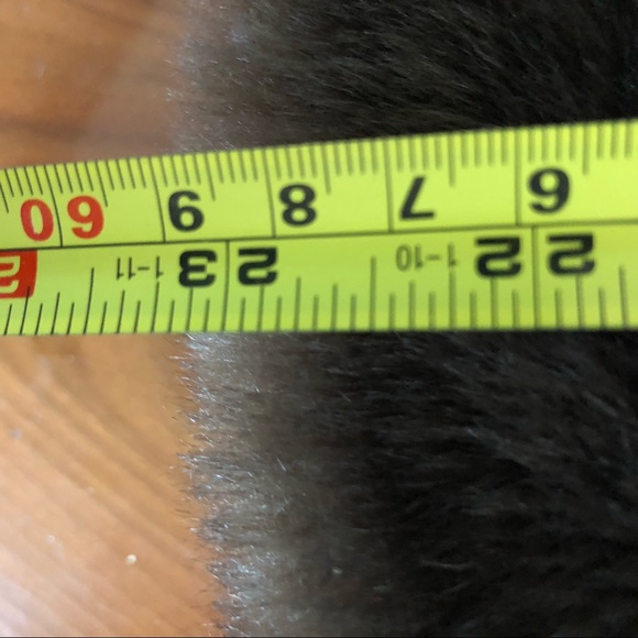 Faux Fur Brown Vintage style Vest Couture inspired Accent added Sz S - Picture 3 of 6